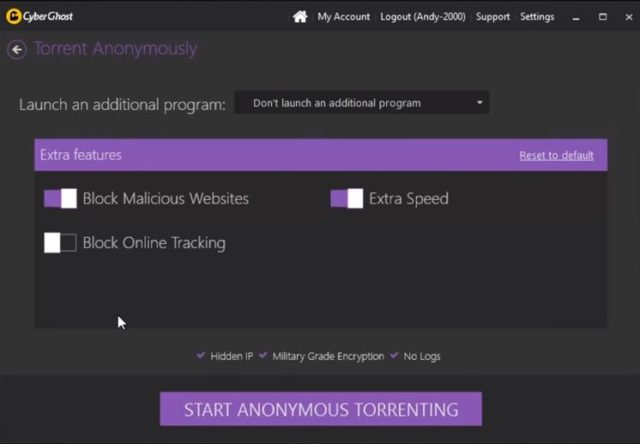 Cyberghost Anonymous Torrenting - Сyberghost VPN review
