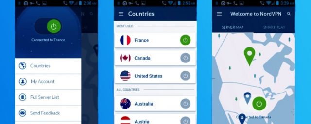 NordVPN iPhone app