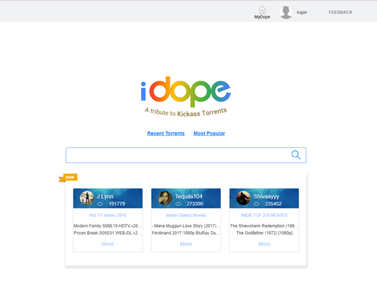 Idope site