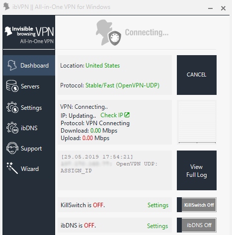 invisible browsing vpn review