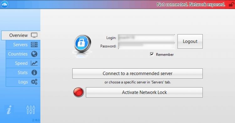 AirVPN screenshot