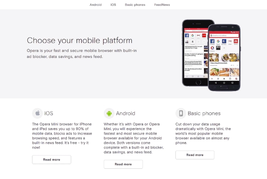 OperaVPN: smartphone, app, security