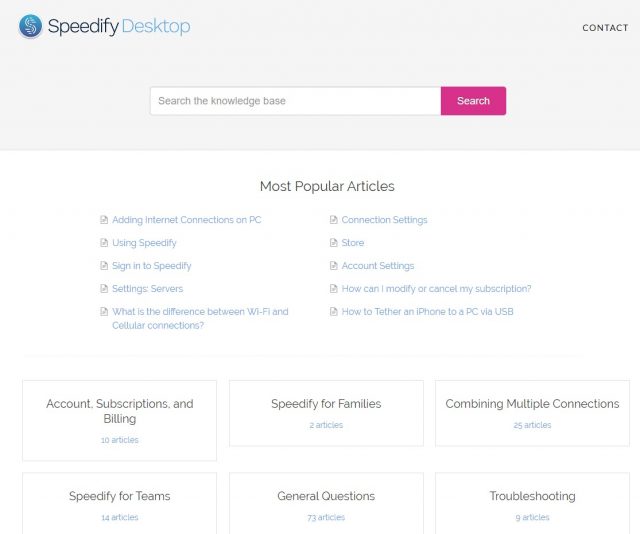 Speedify Knowledge Base